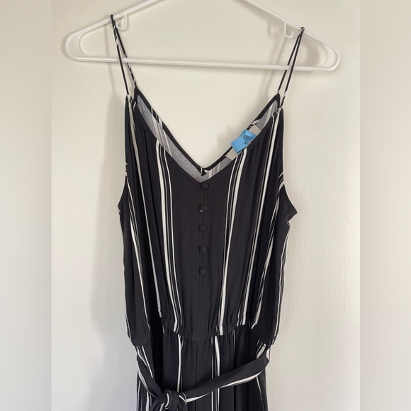 LOFT Striped Wide Leg Jumpsuit - Picture 5 of 8